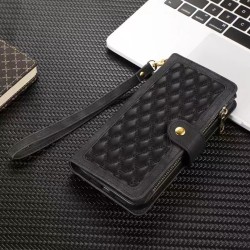 Windsor Castle Double Folder with Zipper Pocket Iphone 15 Black