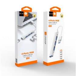 WUW USB to 4 USB Port HUB