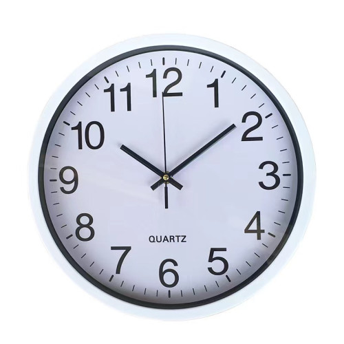 Round Wall Clock Diameter 30cm White Round Wall Clock Diameter 30cm White