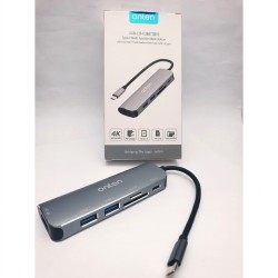 Type C HUB (4K HDMI + 2 USB 3.0 + PD 87Watt +SD/TF) 5 in 1 - No DC Type C HUB (4K HDMI + 2 USB 3.0 + PD 87Watt +SD/TF) 5 in 1 - No DC