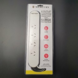 4 Ports Power Board with 2 USB Port - No DC