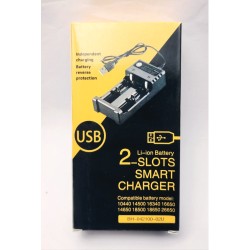 2 Slot Li-Ion Smart Battery Charger 2 Slot Li-Ion Smart Battery Charger