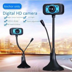 Computer Camera USB Connection with 4 LED Lighting and with Microphone CAC009 Computer Camera USB Connection with 4 LED Lighting and with Microphone CAC009