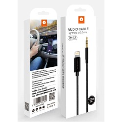 WUW Iphone Lightning to AUX 3.5mm Male Cable 1 meter R152 WUW Iphone Lightning to AUX 3.5mm Male Cable 1 meter R152