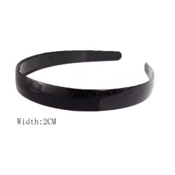 Plastic Resin Hoop Headband (12card/Pack)