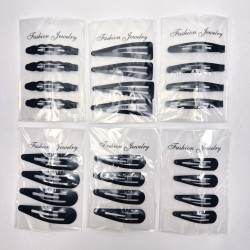 Metal Hair Clip 5 pcs/ Card (10 Card / 6 Mixed Design / Pack)