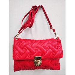 PU Leather Fashion Clutch Bag 23.5 x 17 x 5cm Red - No DC