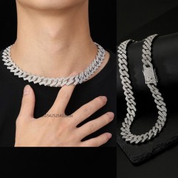316L Stainless Steel Cuban Chain Necklace 50 For Women and Men