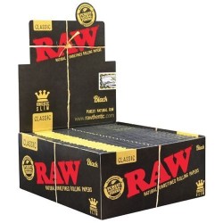 RAW Smoking Paper Classic King Size 110mm Slow-Burning (50 ea/ Display Box) - ($0.75/ea)