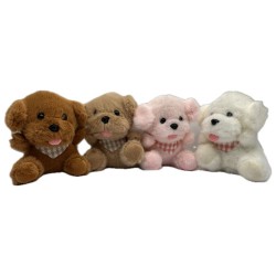 Puppy Key Ring 12cm (6pcs mixed color in OPP bag)
