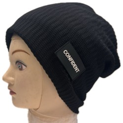 Confident Unisex Beanie 2 Types Of colour (5 Pack in Opp Bag)