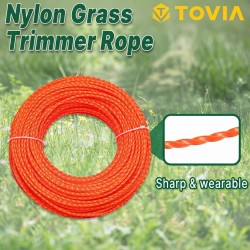 Lawn Mower Trimmer Line Spiral Shape Thickness 2.4mm Length 15meter