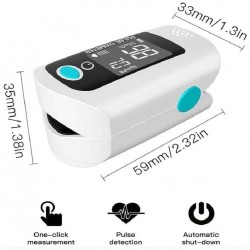 Fingertip Pulse Oximeter OLED PO120 - No DC
